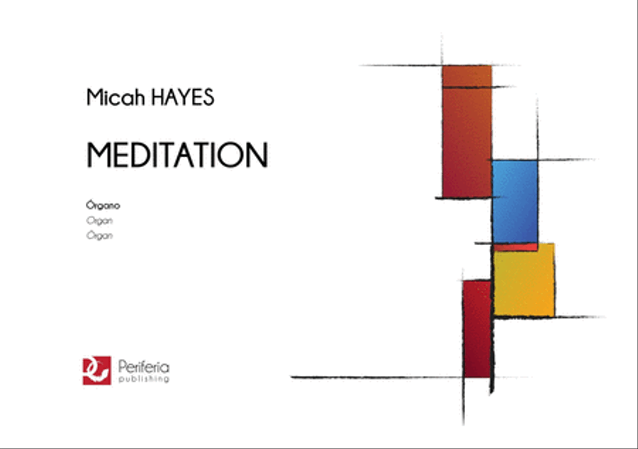 Meditation for Organ Piano scores gallery preview page 1