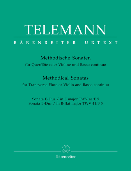 Twelve Methodical Sonatas for Flute or Violin and Basso continuo