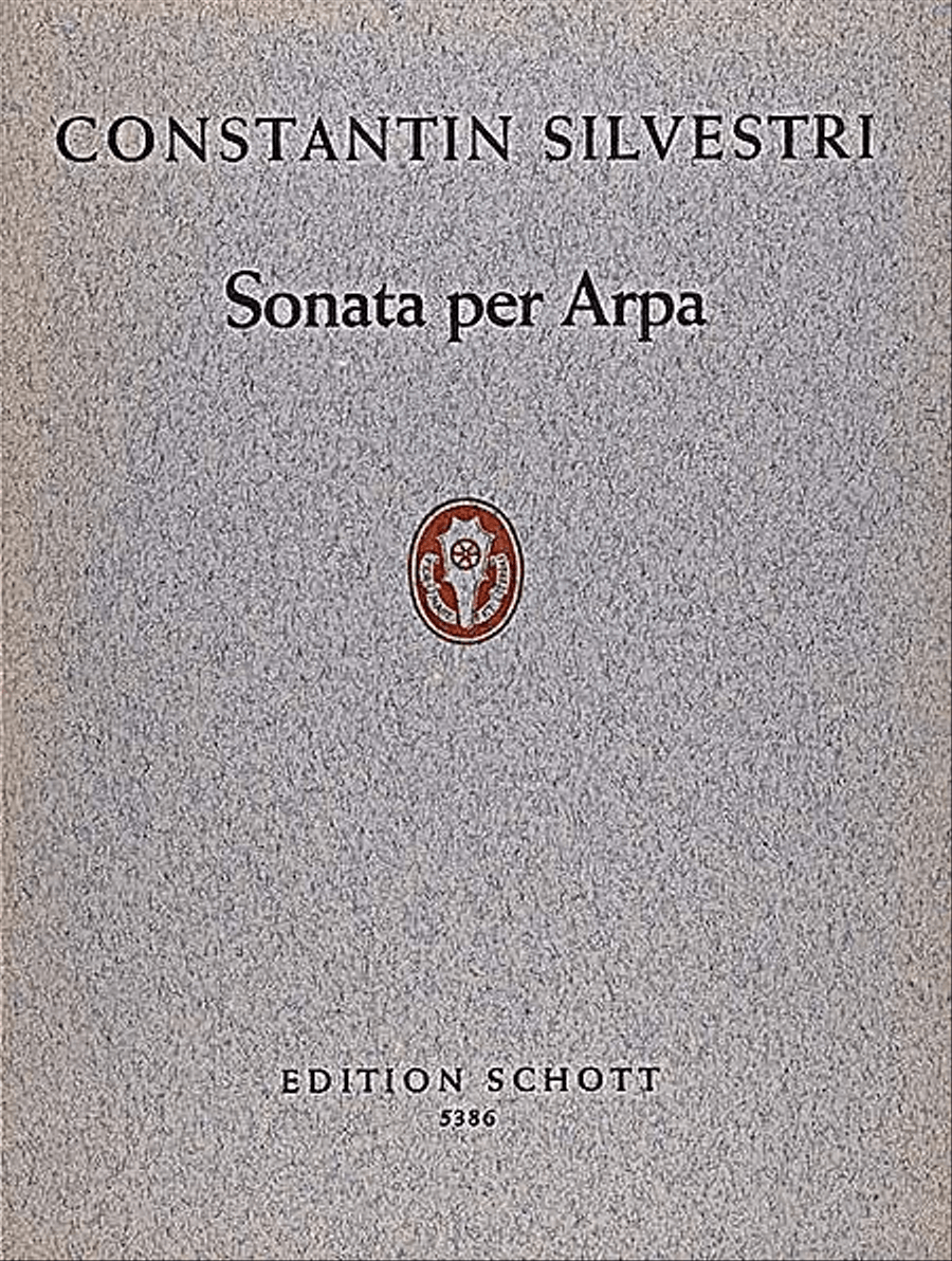 Sonata For Harp Op. 21/1 Vii 1940 Harp scores gallery preview page 1