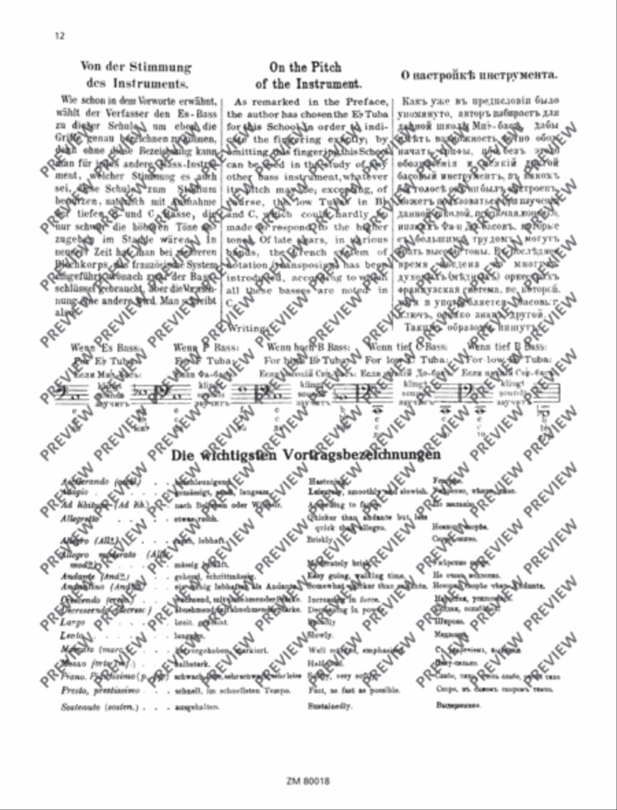 Self-instructor for the tuba in F, E flat (Helicon) Tuba scores gallery preview page 13