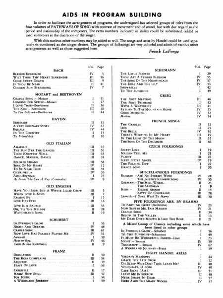 Pathways of Song, Volume 4 image number null