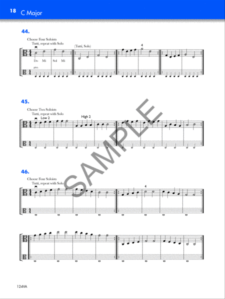 Intonation Basics: A String Basics Supplement-Viola Chamber Orchestra scores gallery preview page 3