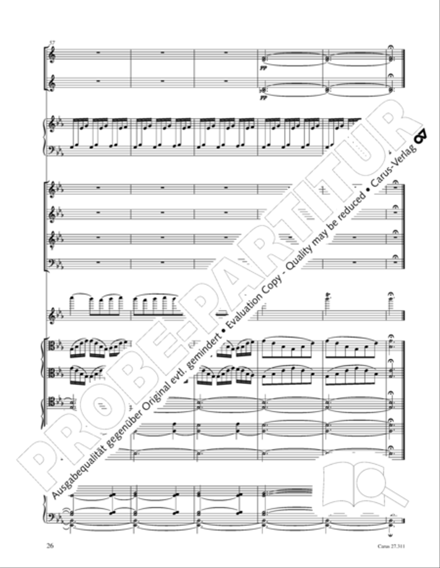 Requiem - church version (Requiem. Fassung mit kleinem Orchester) 4-Part scores gallery preview page 42
