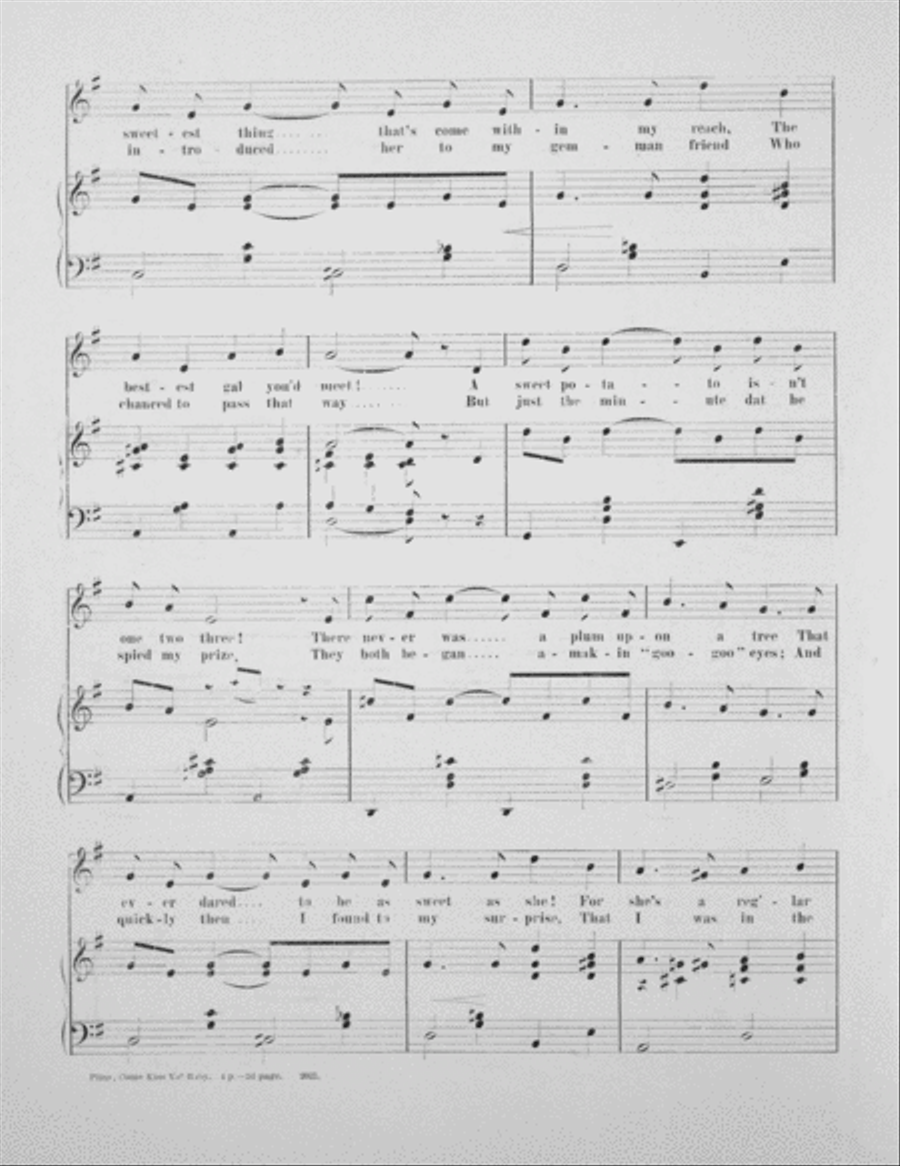 Pliny, Come Kiss Your Baby Voice scores gallery preview page 3