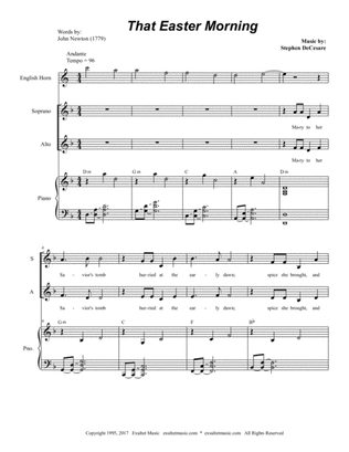 That Easter Morning (SATB Divisi)