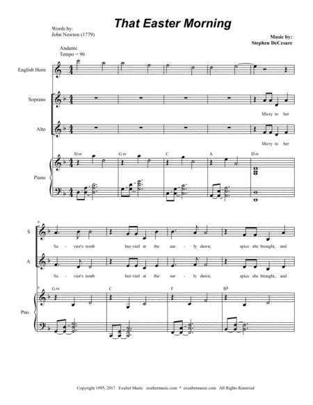 That Easter Morning (SATB Divisi) image number null