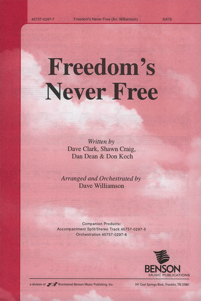Freedom's Never Free Split/Stereo (Accompaniment Track Cassette)