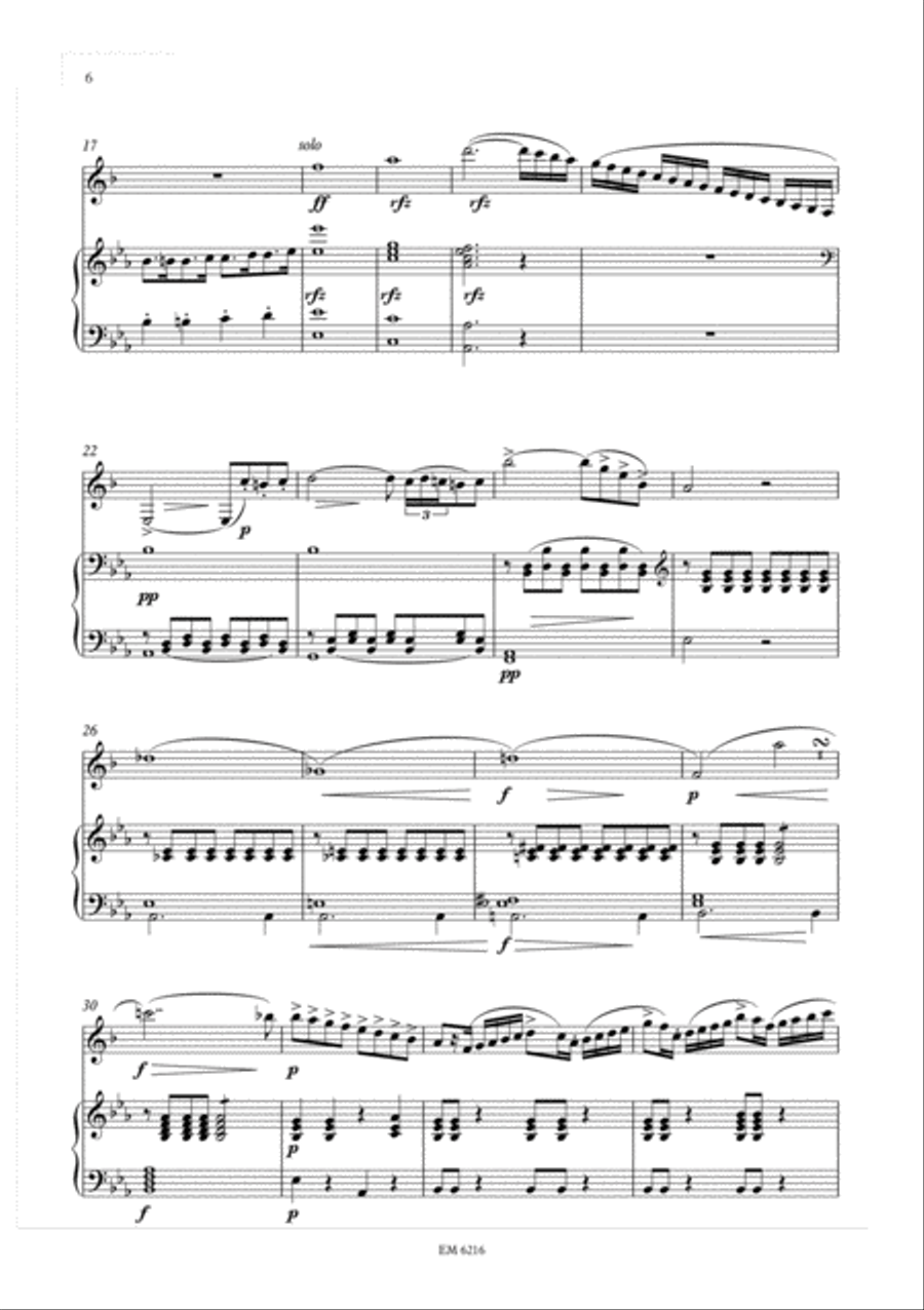 Concertino nr. 2 for Clarinet (Piano Reduction) Clarinet Solo scores gallery preview page 3