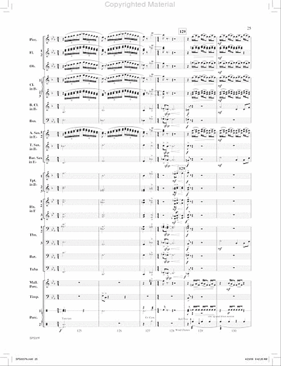 Ricochet Concert Band scores gallery preview page 26