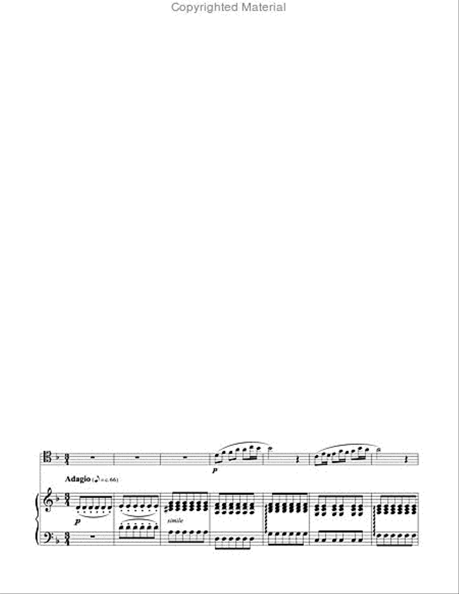 Concerto in D minor for Trombone & Piano Piano Accompaniment scores gallery preview page 6