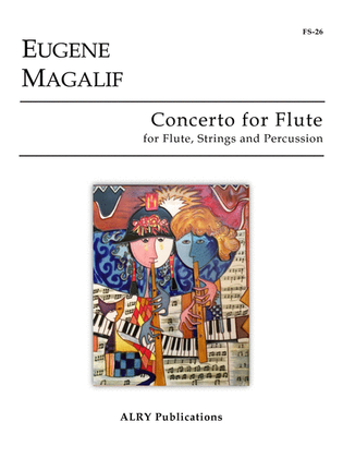 Book cover for Concerto for Flute, Strings and Percussion (Score and Parts)