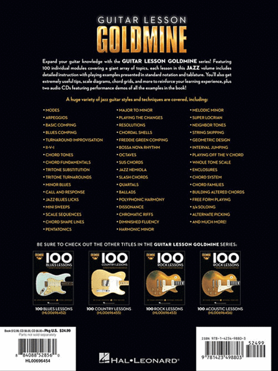 100 Jazz Lessons Electric Guitar scores gallery preview page 2