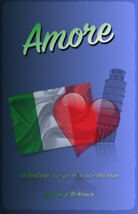 Amore, (Italian for Love), Flute and Alto Flute Duet
