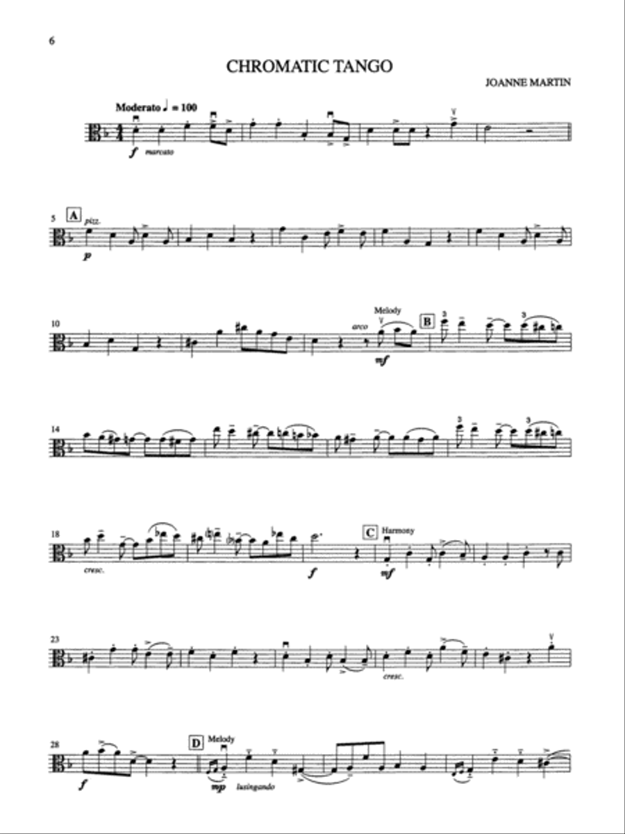Playing with Style - Viola String Quartet scores gallery preview page 3