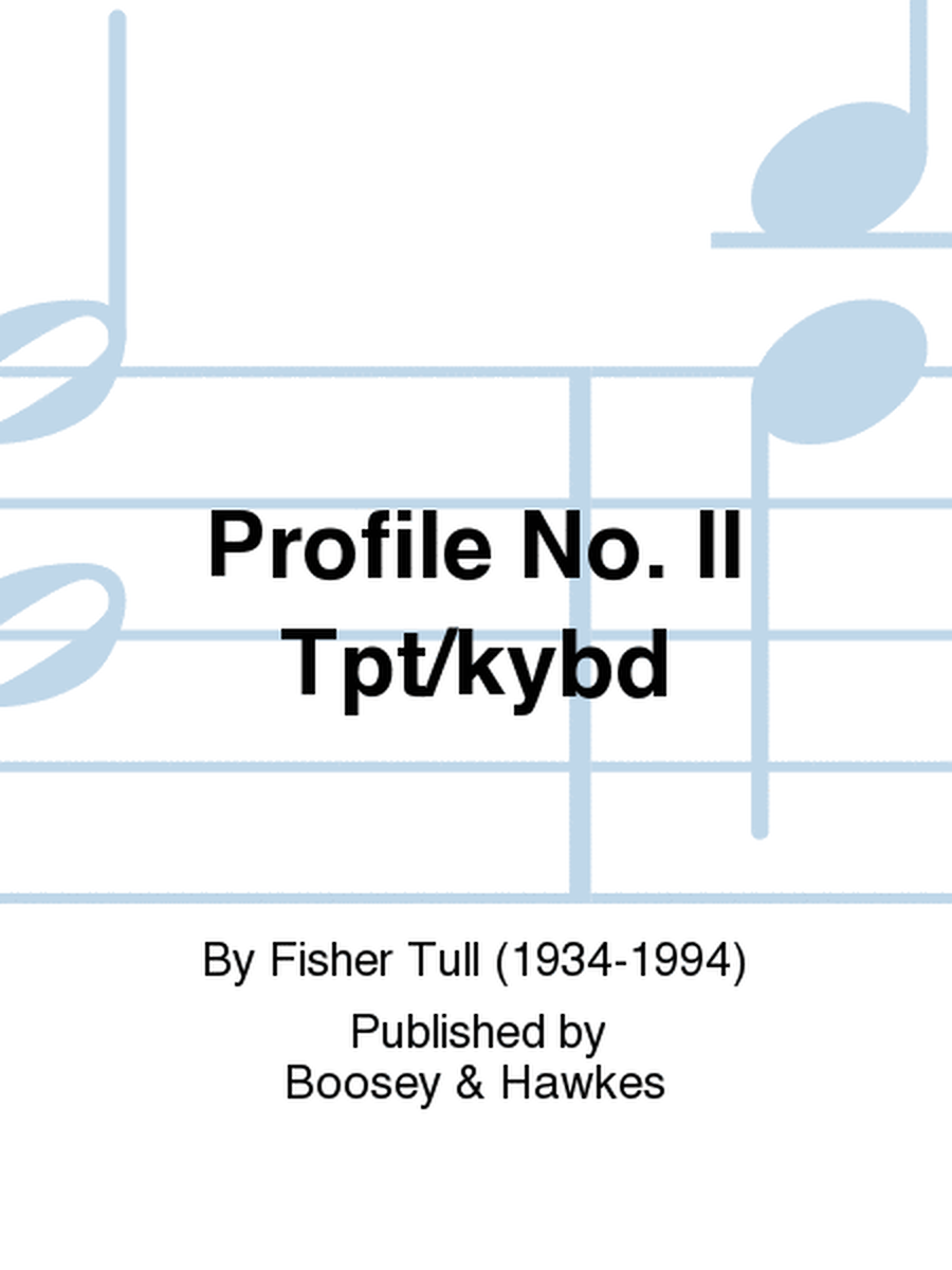 Profile No. II Tpt/kybd