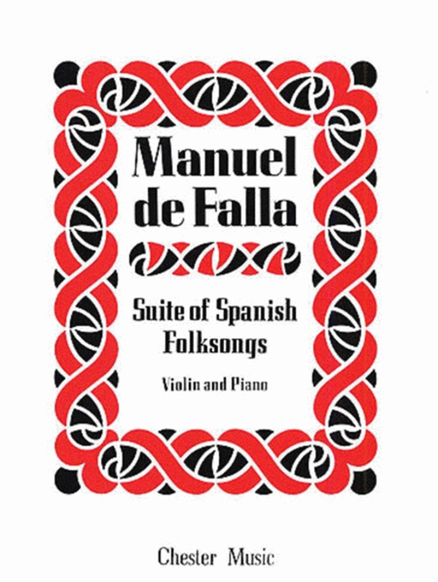 Falla - Suite Of Spanish Folksongs Violin/Piano