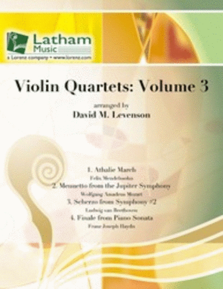 Violin Quartets Arr Levenson Vol 3 Sc/Pts