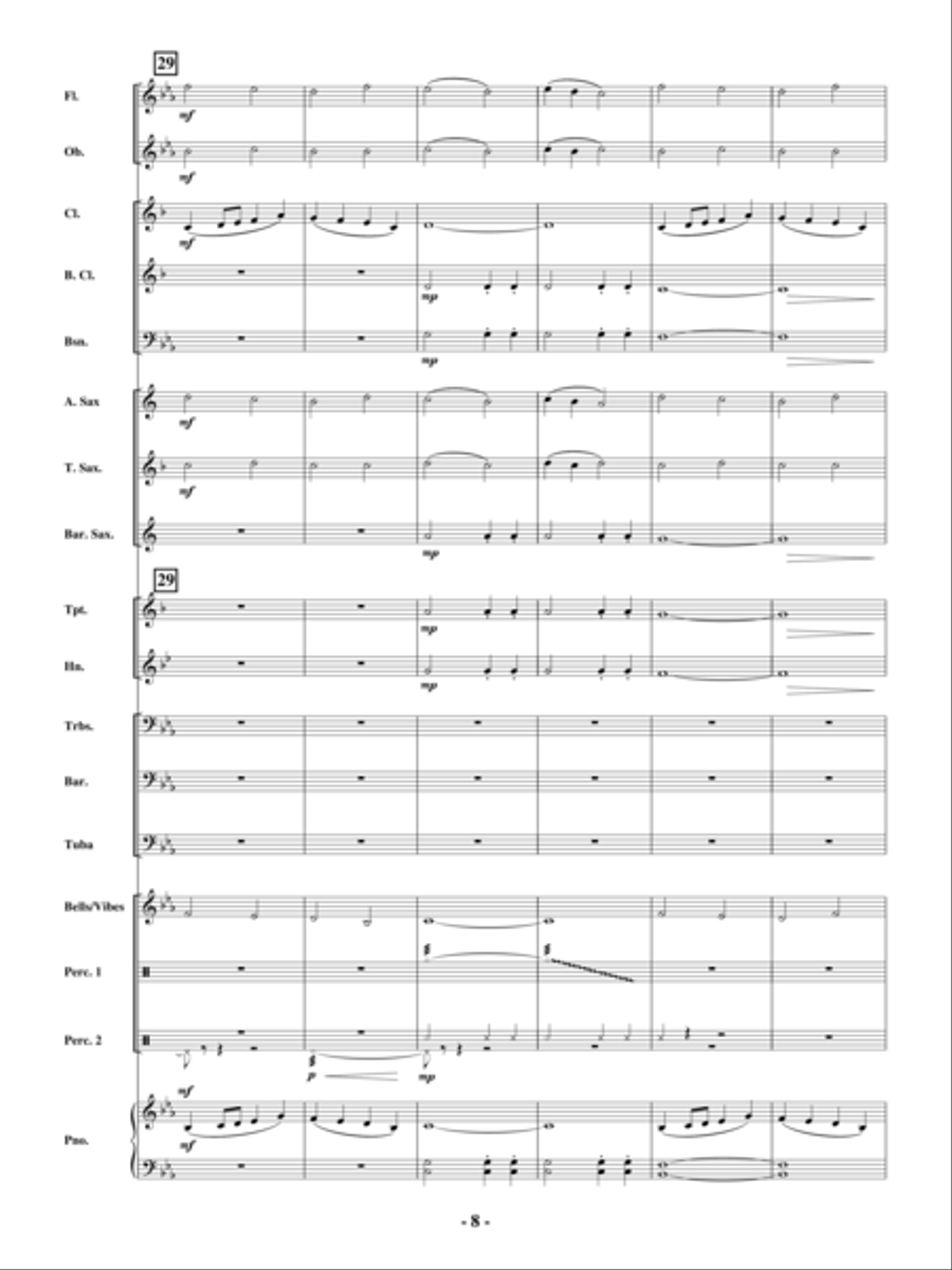 Robin Hood and the Golden Arrow Concert Band scores gallery preview page 7