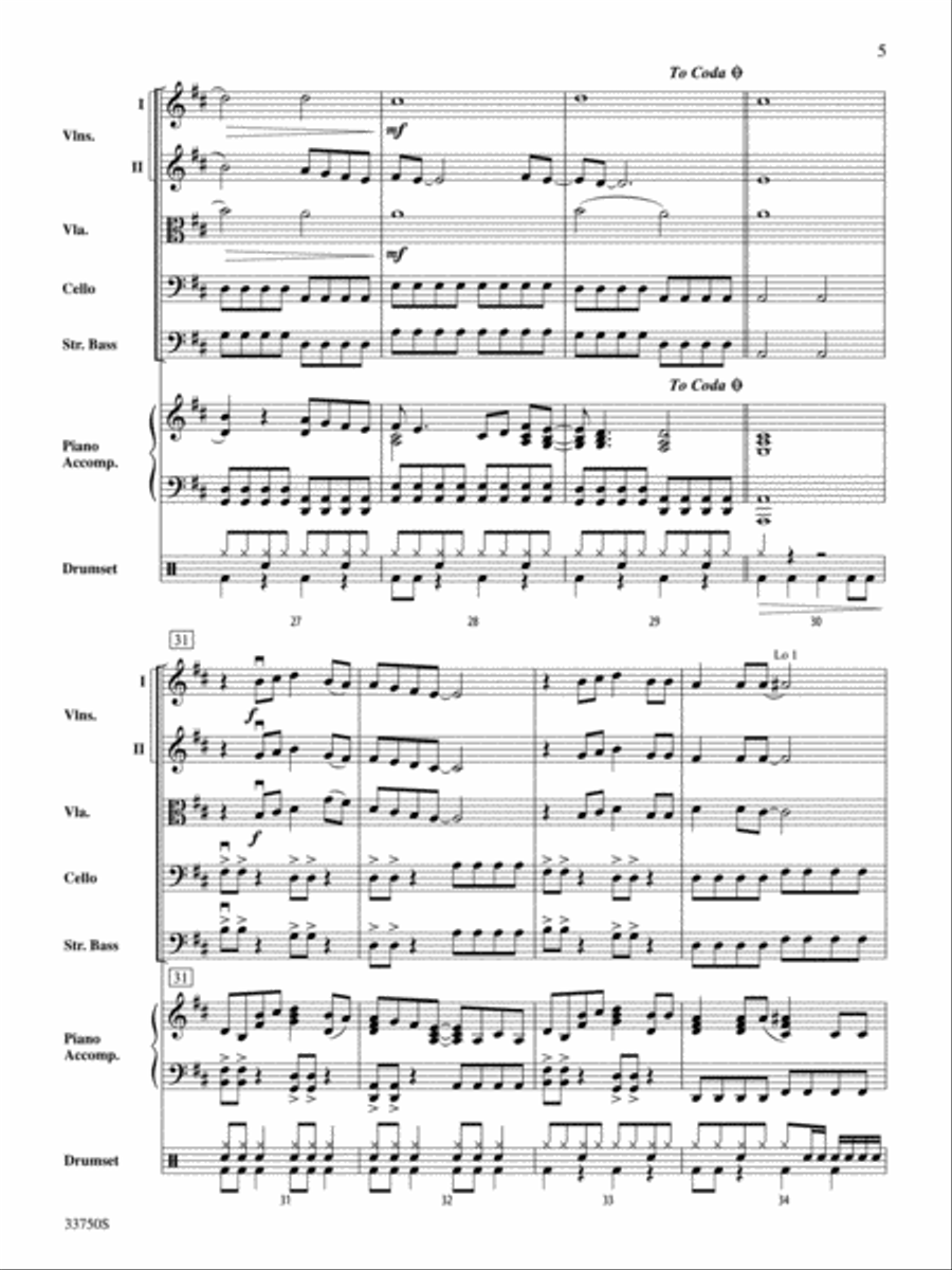 21 Guns String Orchestra scores gallery preview page 5