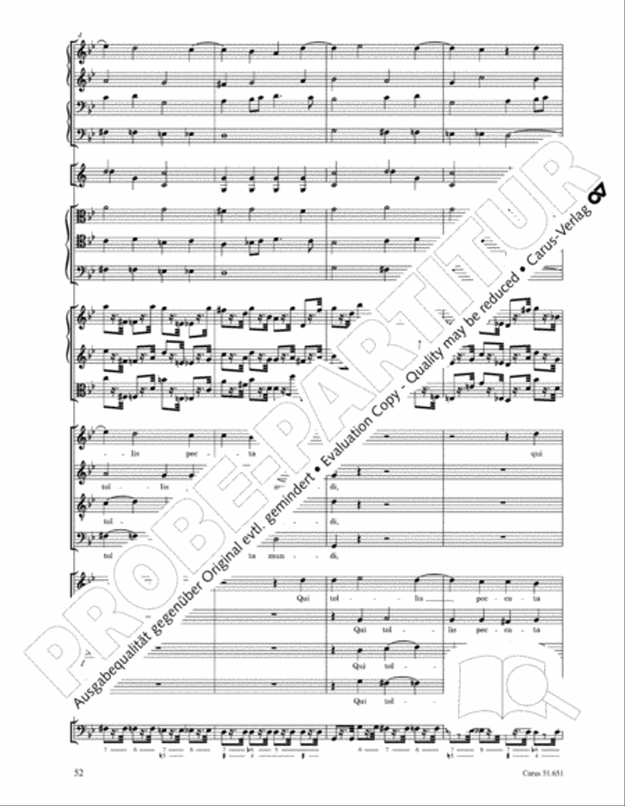 C Minor Mass, K. 427 (Missa in c KV 427) 4-Part scores gallery preview page 68