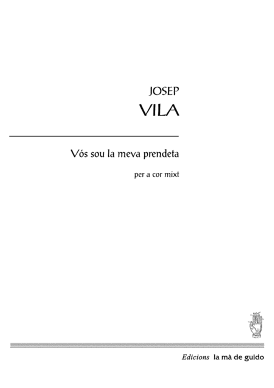 Vós sou la meva prendeta Vós sou la meva prendeta 4-Part scores gallery preview page 1