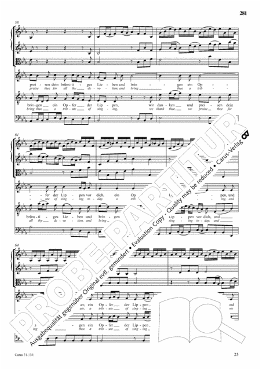 The Complete Sacred Vocal Works (Das geistliche Vokalwerk) Voice scores gallery preview page 282