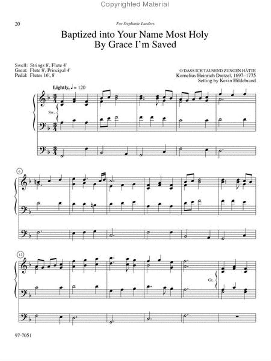 Six Hymn Improvisations, Set 5
