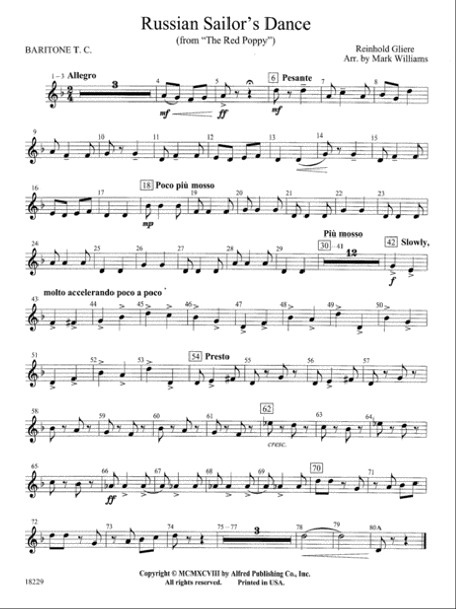 Russian Sailor's Dance (from 