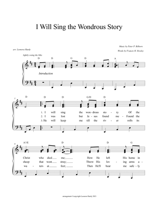 Book cover for I Will Sing the Wondrous Story