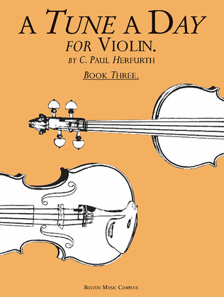 Book cover for A Tune a Day – Violin