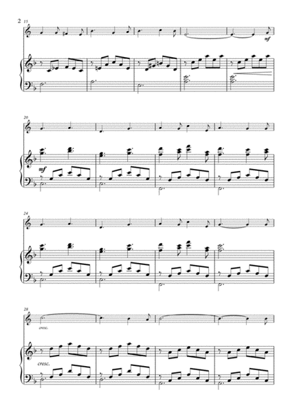 O Holy Night. For Solo Horn in F and Piano image number null