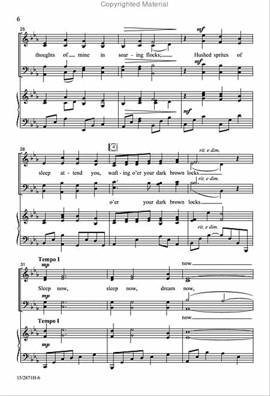 Don't Forget Me Don't Forget Me 4-Part scores gallery preview page 5