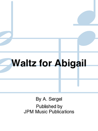 Book cover for Waltz for Abigail