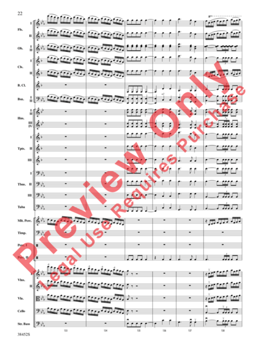 1812 Overture Full Orchestra scores gallery preview page 16