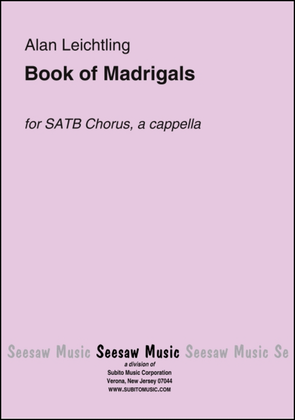 Book cover for Book of Madrigals