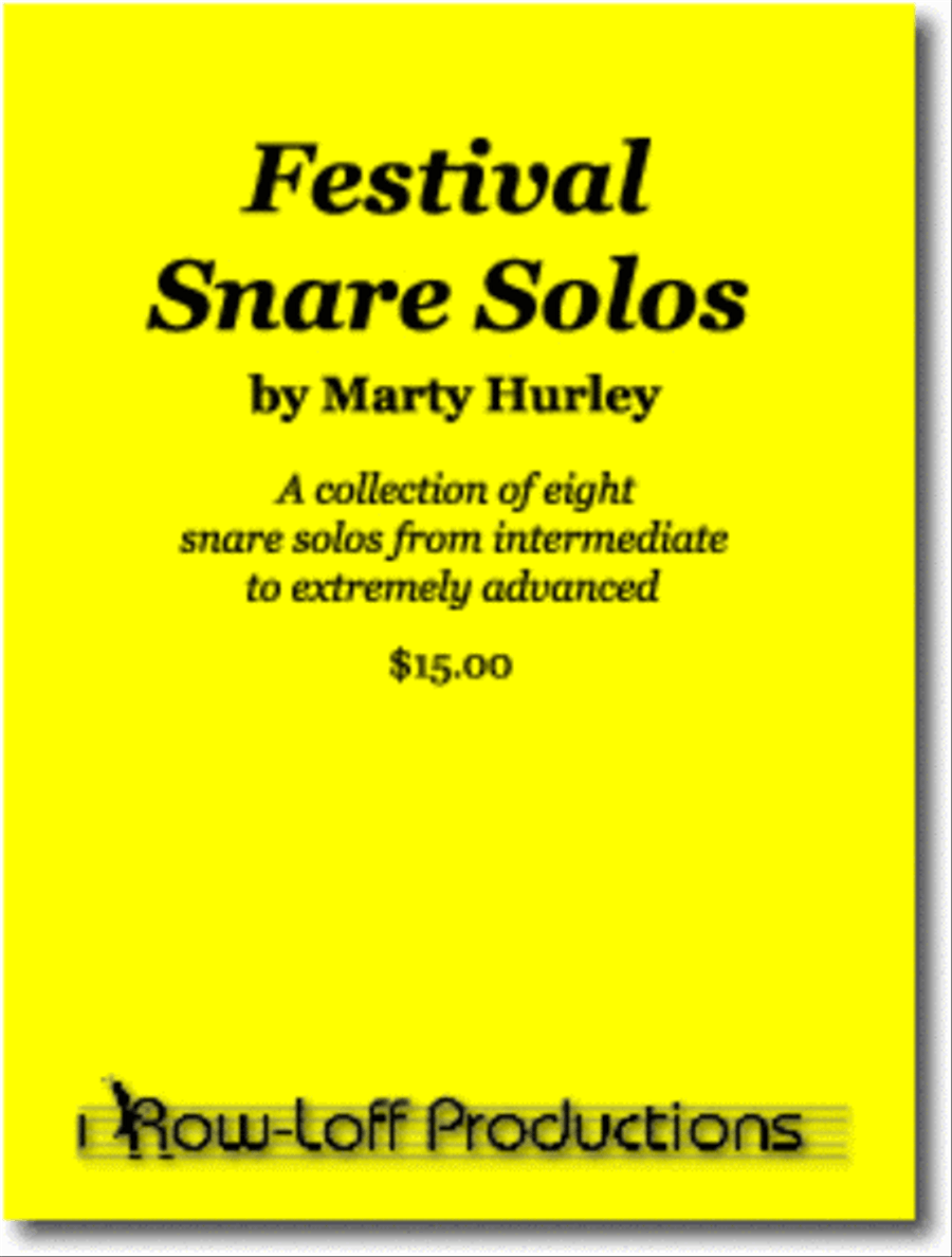 Festival Snare Solos Percussion scores gallery preview page 1
