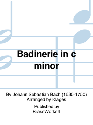 Badinerie in c minor
