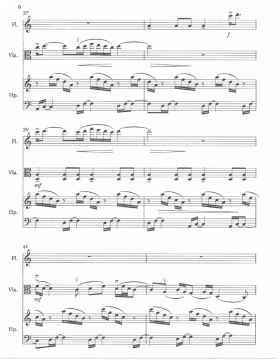 Rebirth of the Goddess Small Ensemble scores gallery preview page 6