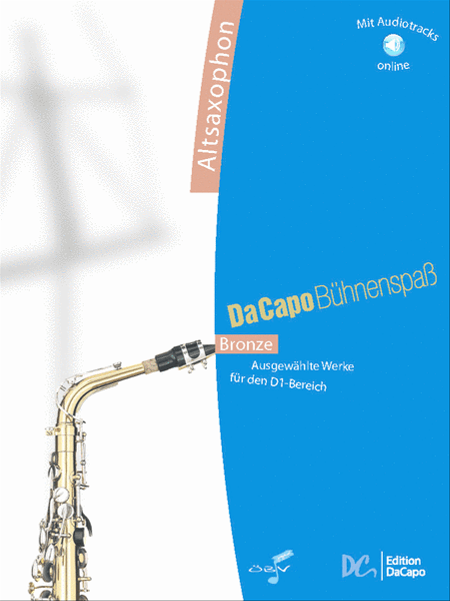 Da Capo Bühnenspaß Bronze - Altsaxophon Alto Saxophone scores gallery preview page 1