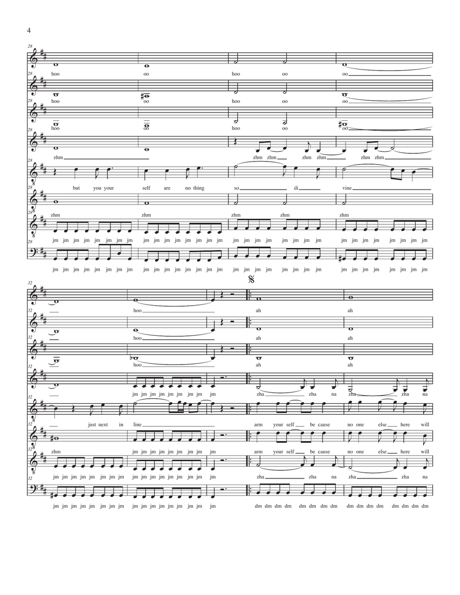 You Know My Name from CASINO ROYALE 4-Part scores gallery preview page 4