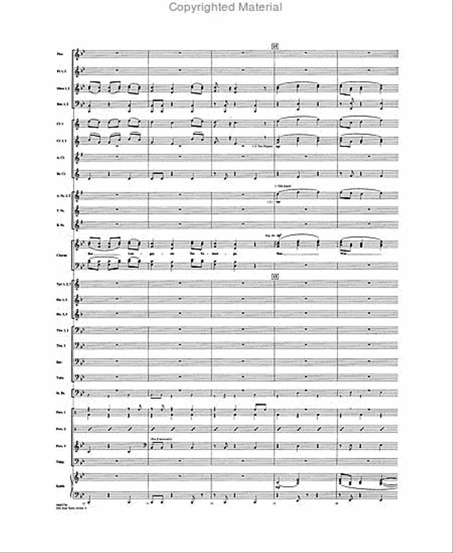 Dry Your Tears, Afrika (from Amistad) Concert Band scores gallery preview page 4
