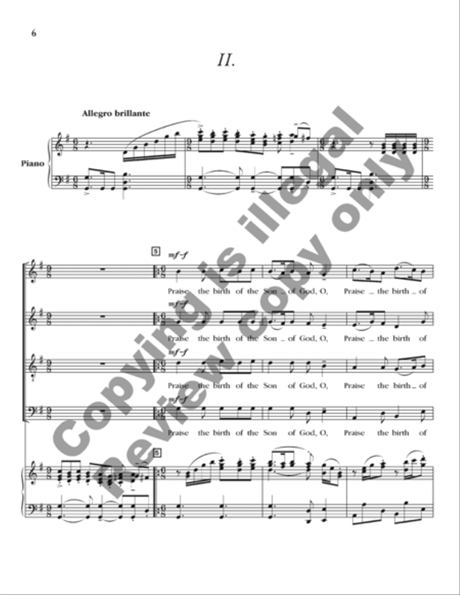 A Savior Is Born (Cantata) (Choral Score) 4-Part scores gallery preview page 13