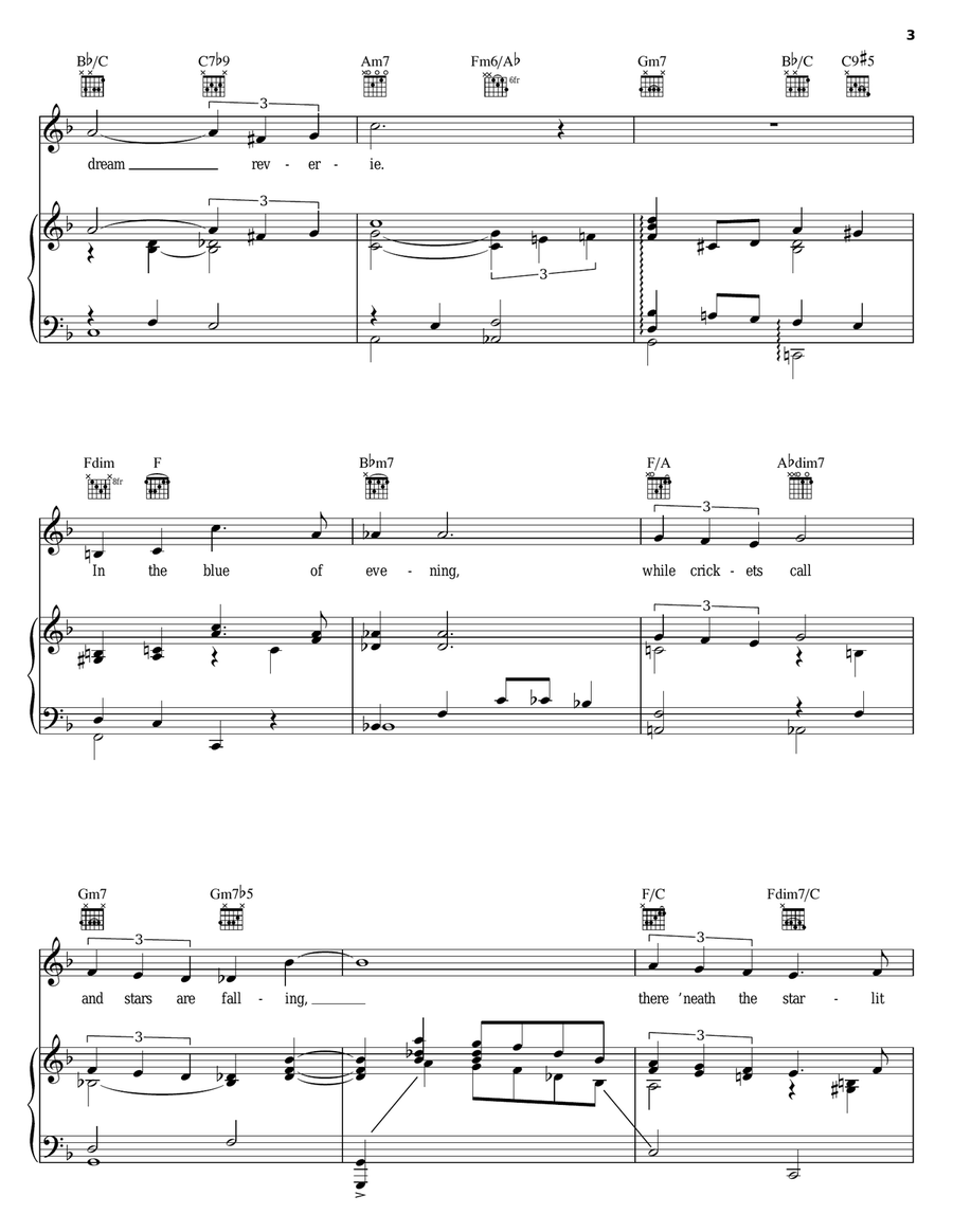 In The Blue Of Evening Guitar scores gallery preview page 3