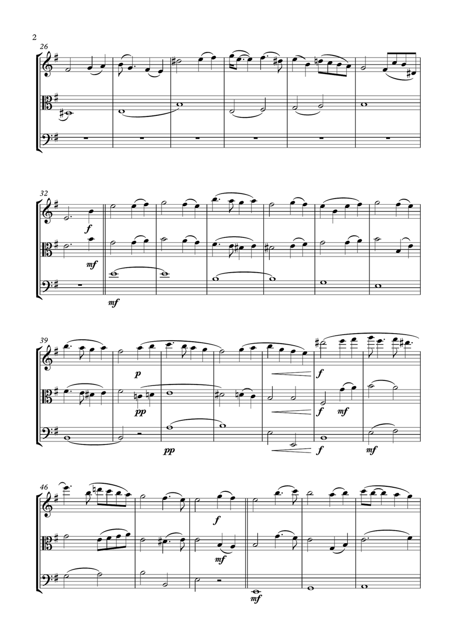 Roslin Castle Roslin Castle String Trio scores gallery preview page 2