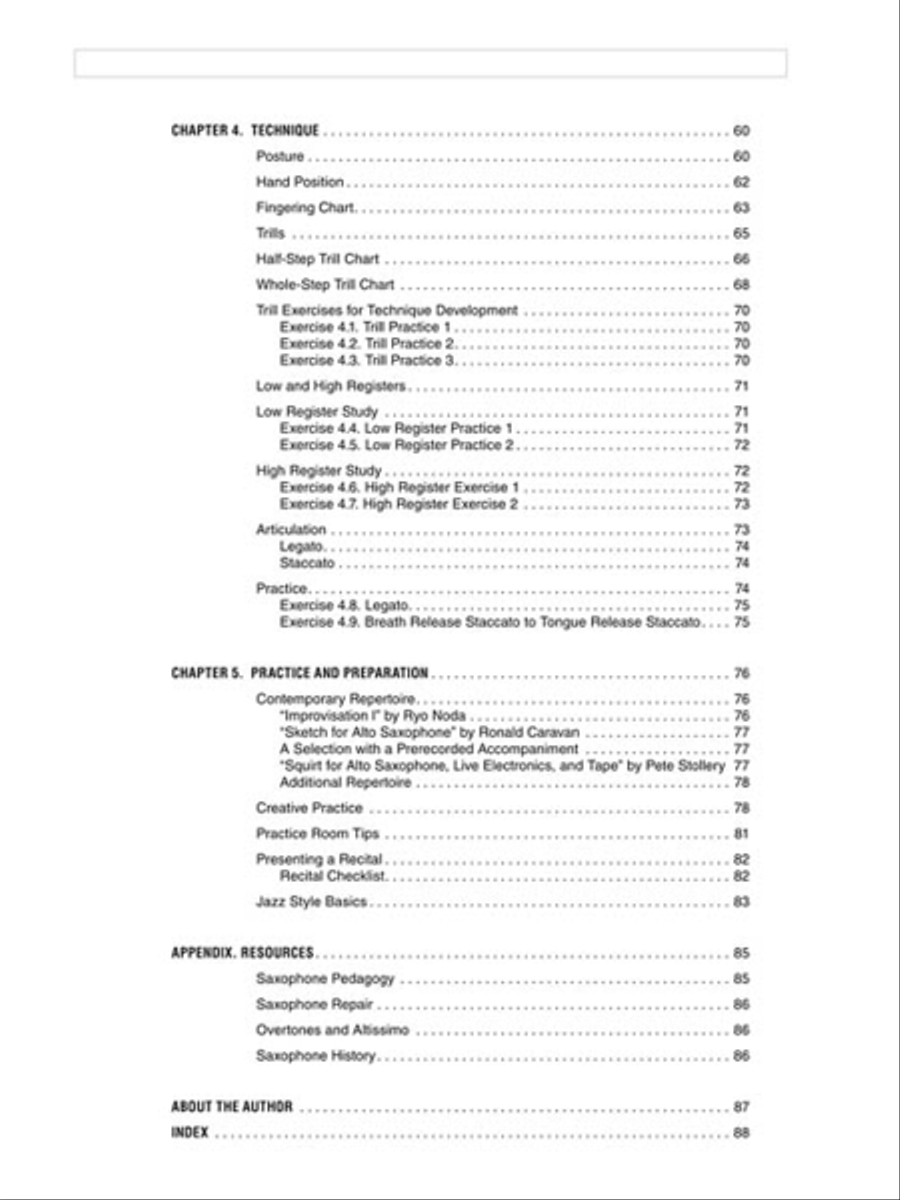 The Saxophone Handbook Saxophone scores gallery preview page 5