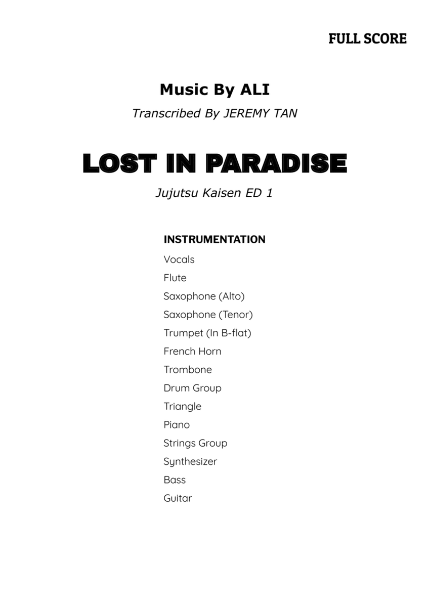 Lost In Paradise image number null