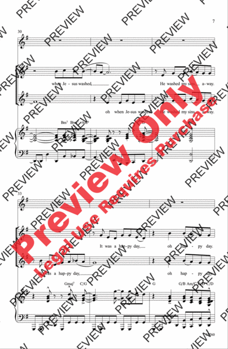 Oh Happy Day 2-Part scores gallery preview page 7