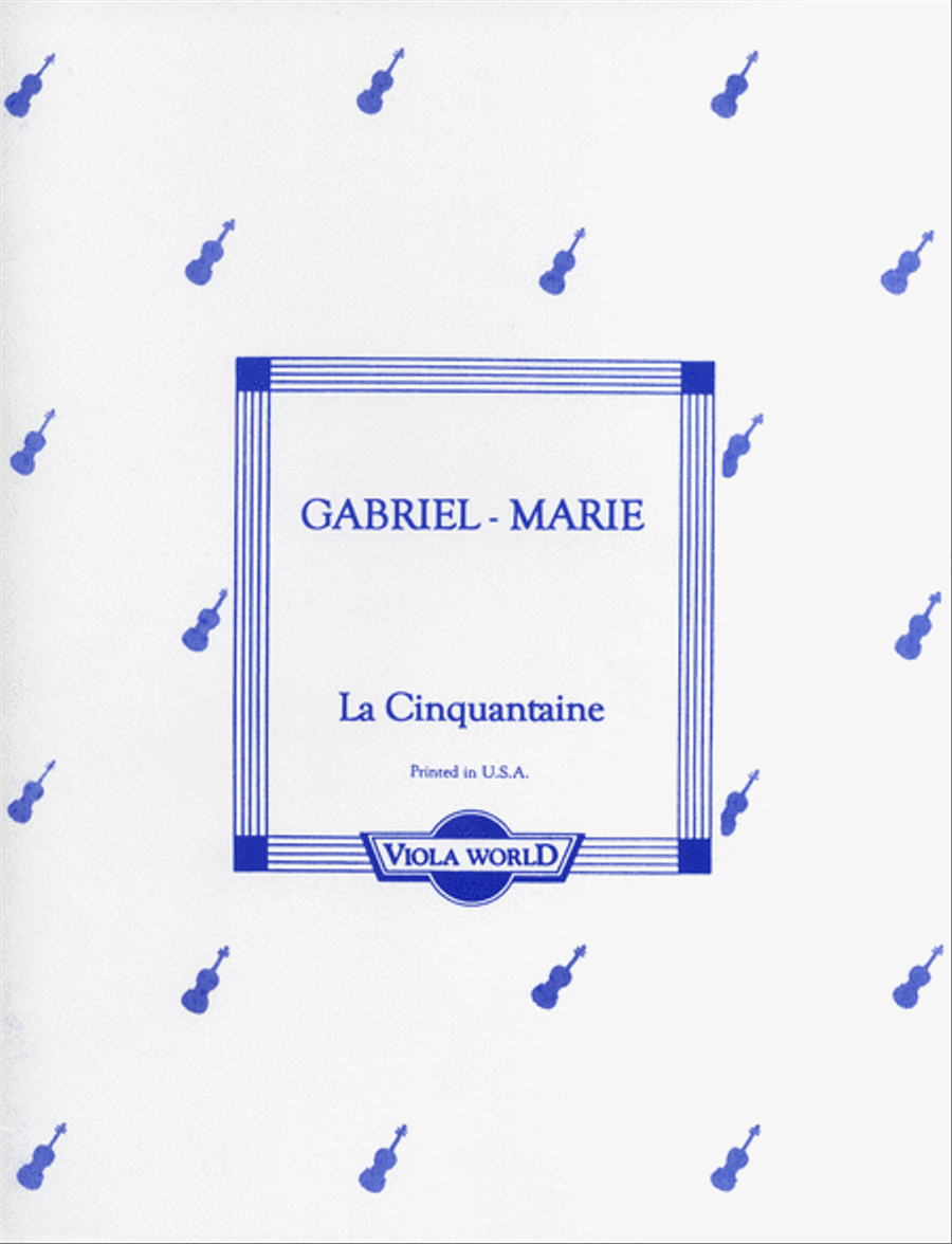 La Cinquantaine Piano Accompaniment scores gallery preview page 1