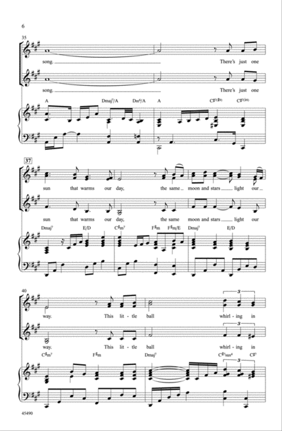 One Song Choir scores gallery preview page 5