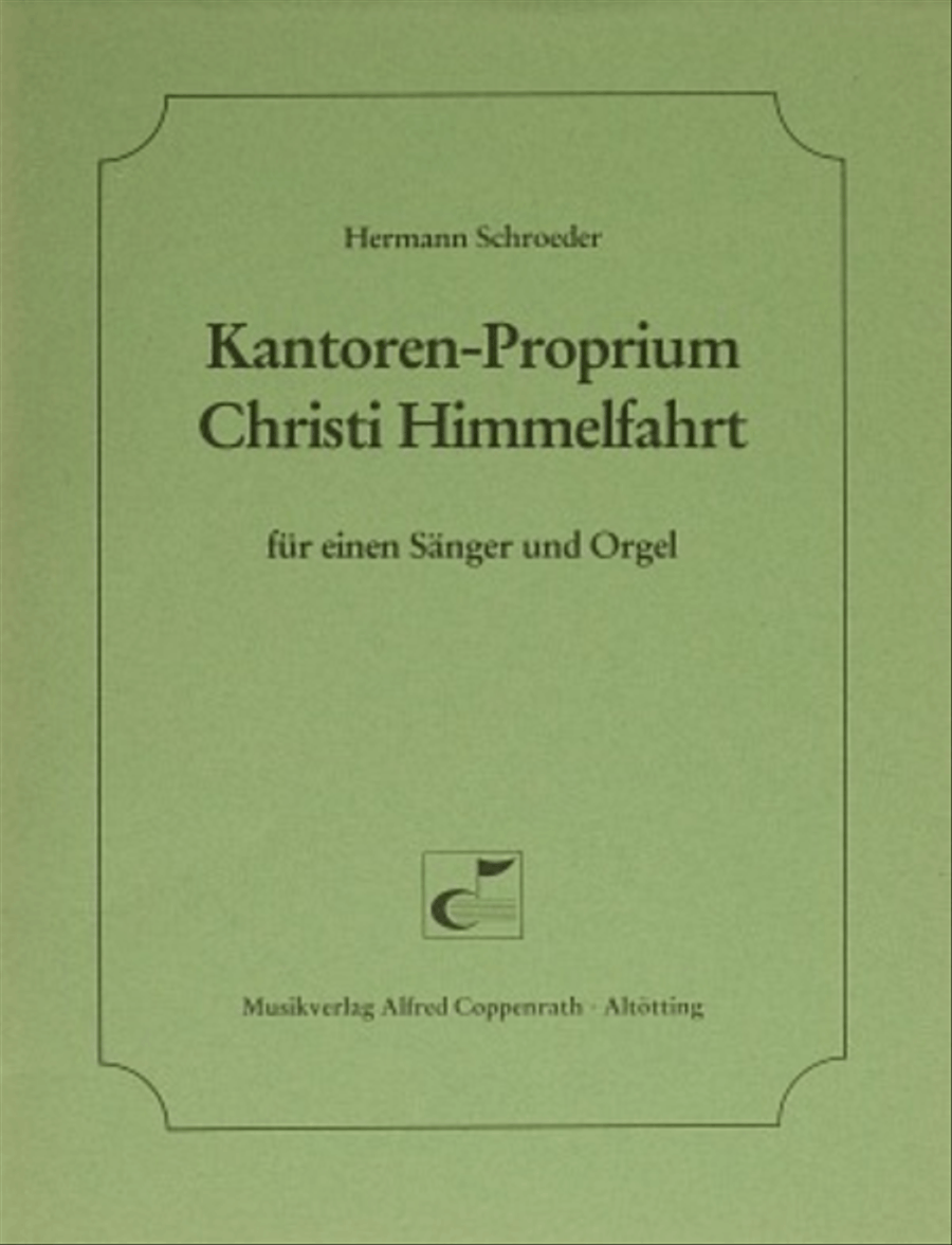 Kantoren-Proprium Christi Himmelfahrt